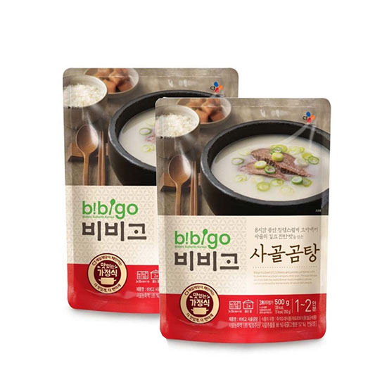 Buy [KR] BIBIGO Beef Bone Soup 500g x 2pkt (Bundle of 2) on ezbuy SG
