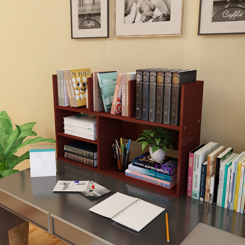 Buy Bookshelf Creative Portfolio Bookshelves Desktop Shelf Wooden