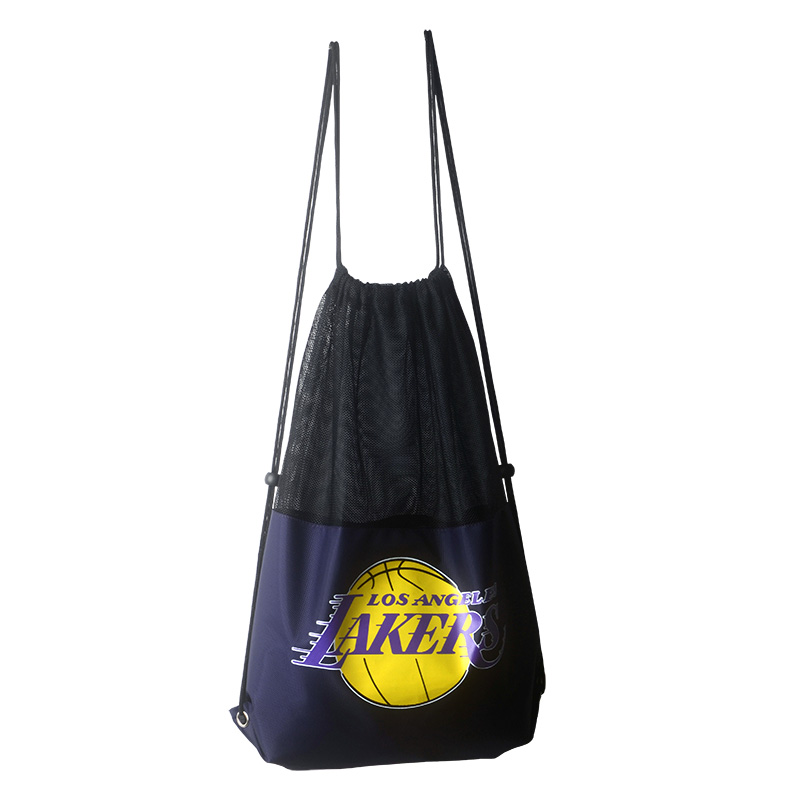 Buy Blue ball net bag carrying basketball bag shoulder ball bag pocket