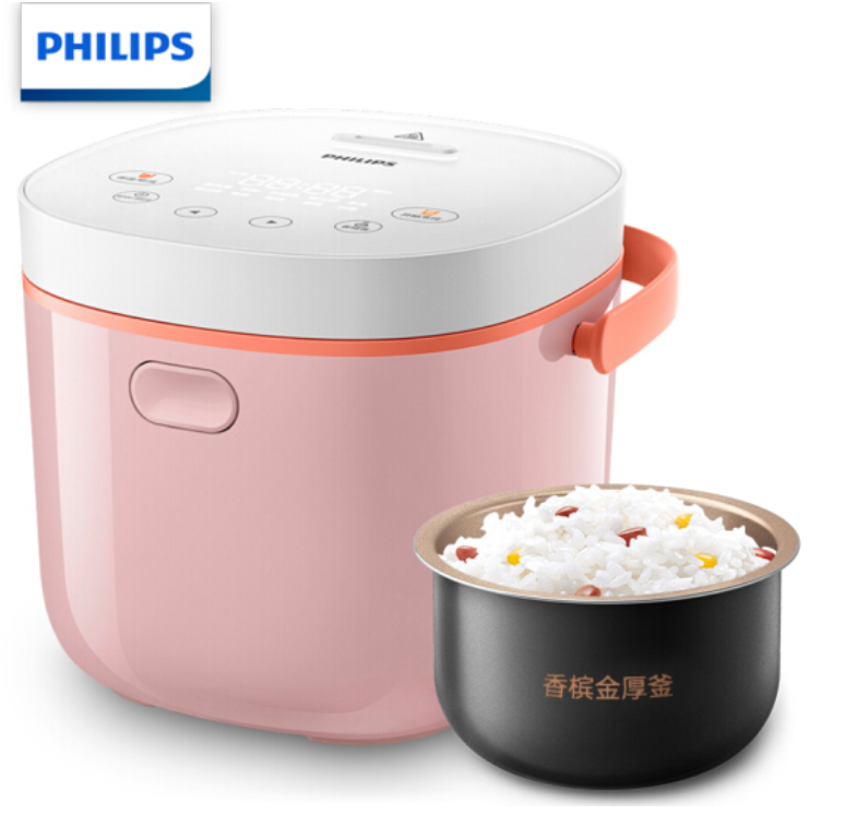 Buy Philips Rice Cooker 2l Smart Can Book Touch Control Pink Kitchen Appliances On Ezbuy Sg