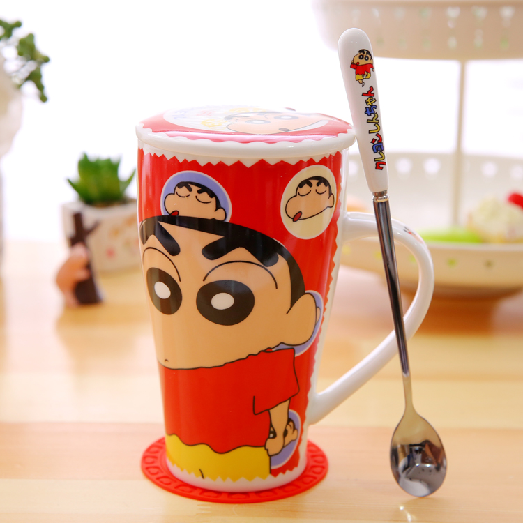 Buy Creative ceramic mugs bulk water Cup mug Crayon Shinchan couple