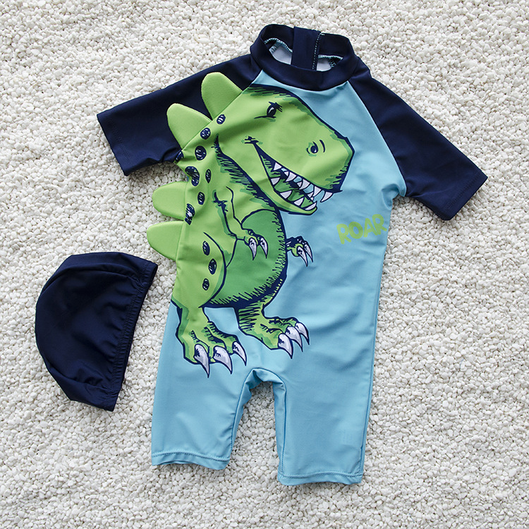 dinosaur swimsuit boy