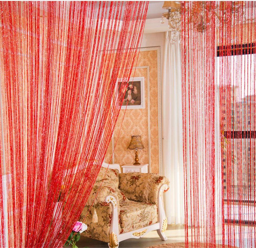 Buy String Door Curtain Beads Room Divider Window Panel Tassel