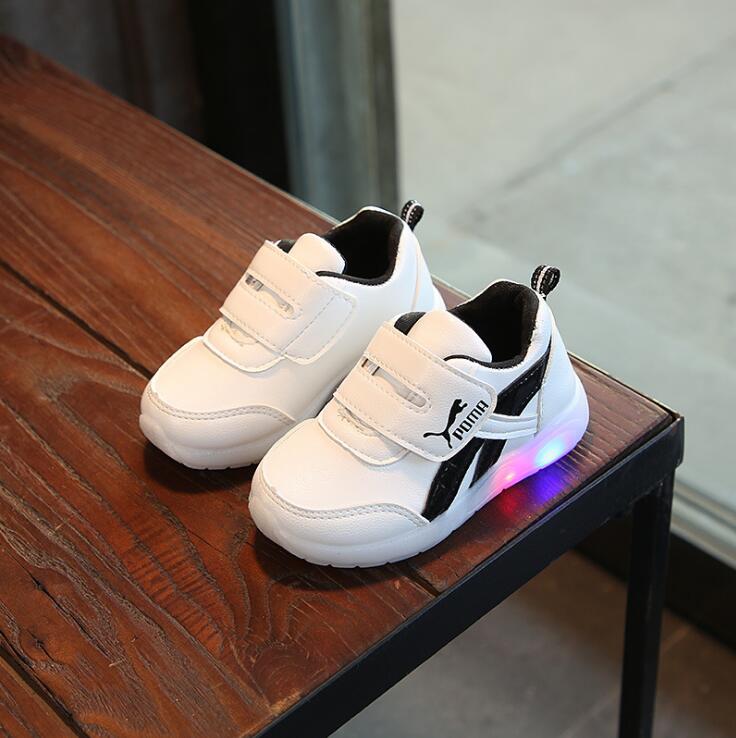 Buy Children's luminous shoes children 13 boys LED lights shoes girls
