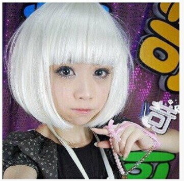 Buy Wig Singer Performance Stage Small Apple Cosplay Short Hair