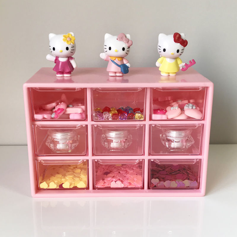 Buy 9 Grid Mini Table Top Drawer Style Storage Box Small Storage
