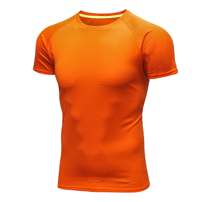 Buy Sports t-shirt men's fitness clothes summer quick-drying clothes ...