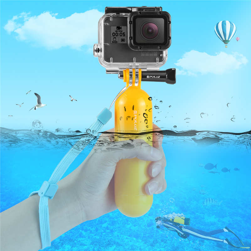 Buy PULUZ PU81 Underwater Camera Floating Stick Buoyancy Hand Grip Holder With Adjustable Wrist