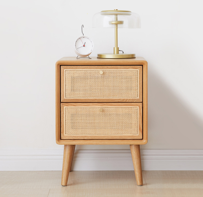 Buy Nordic Home Solid Wood Bedside Bedside Table Bed Table