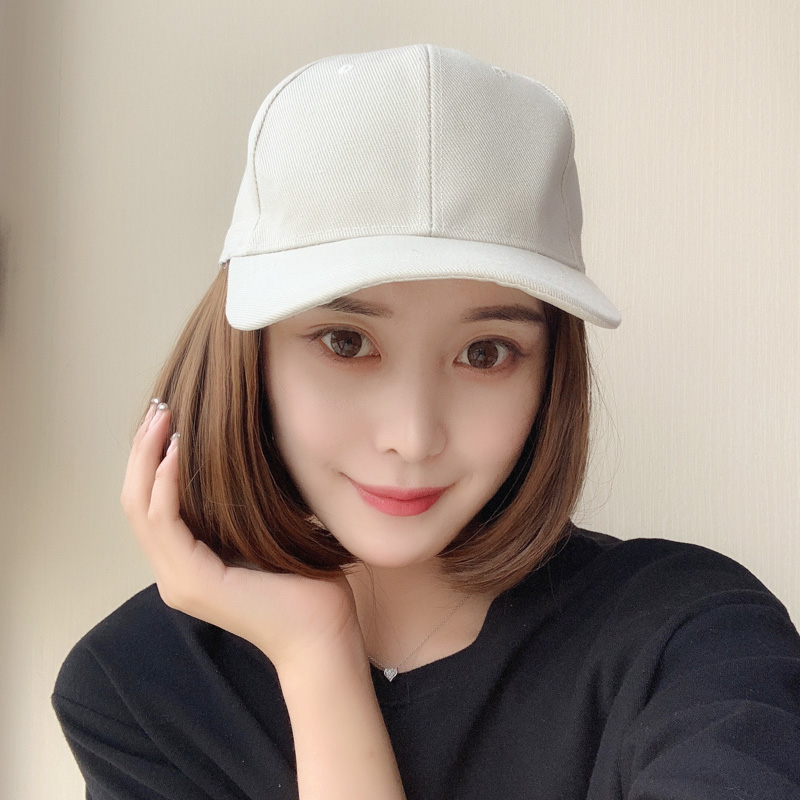 Buy Wig Women Short Hair Hat Wig All In One Fashion Round Face