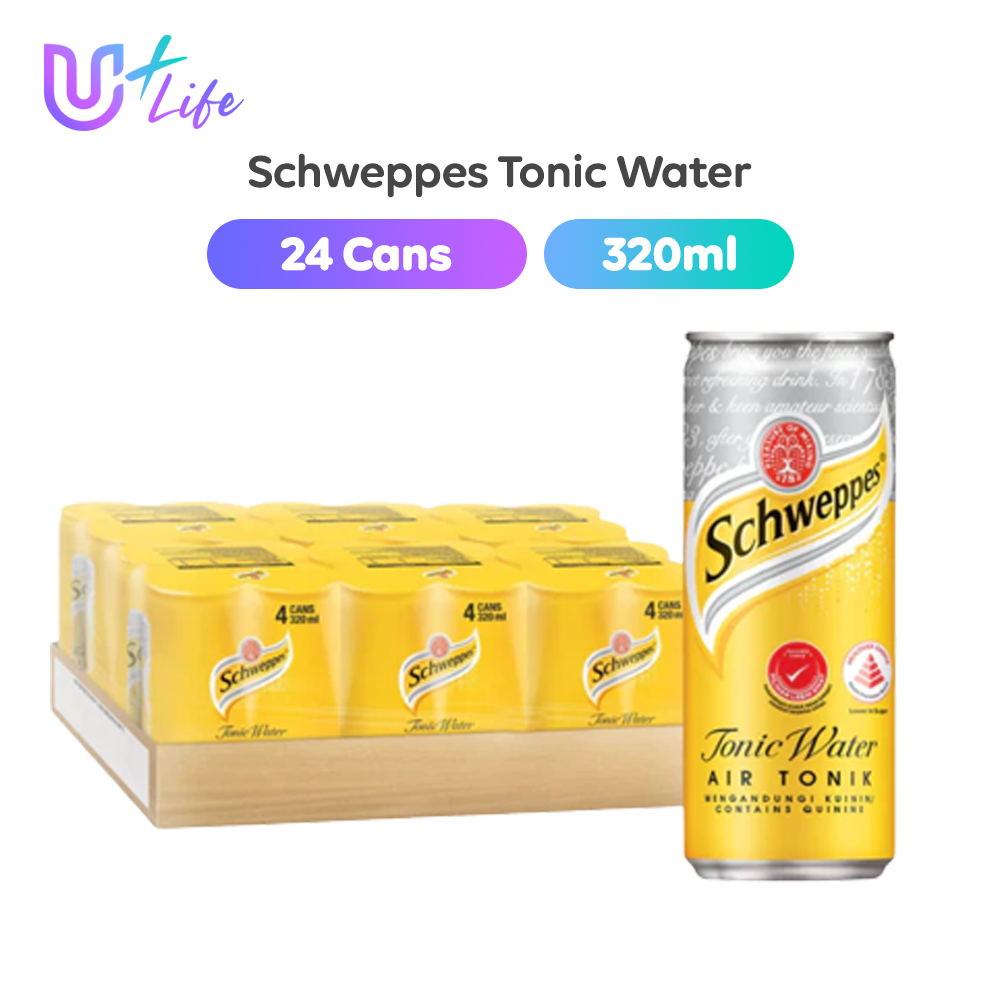 Buy 【Local Ready Stock!!!】Schweppes Tonic Water 24 Cans (320ml) [Min. 6