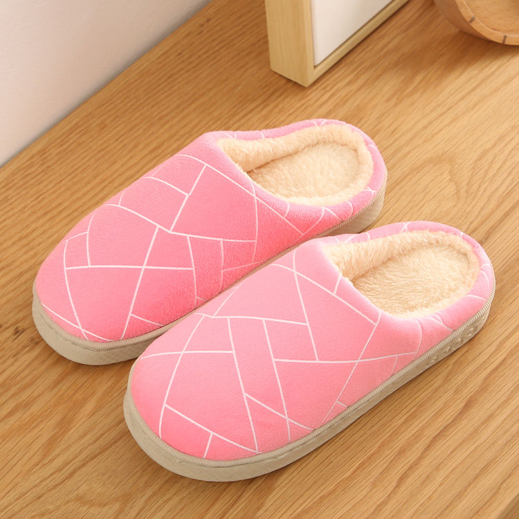 Buy Slip-proof thick-soled fur slippers in the bedroom of women and ...