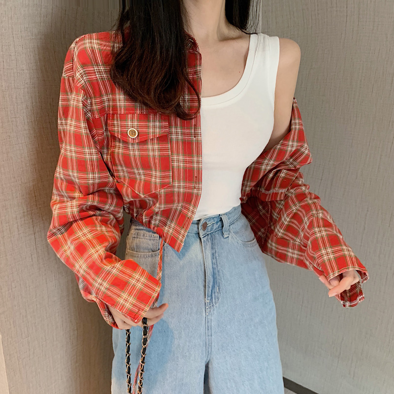 checkered polo outfit