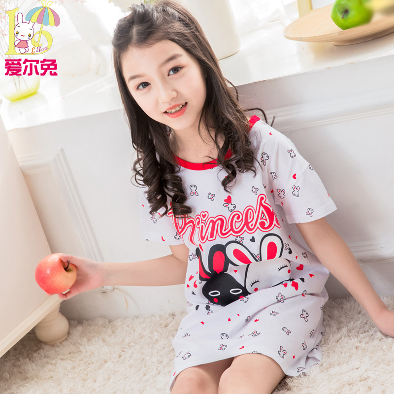 Buy Children's children's sleeping skirt princess wind summer girl