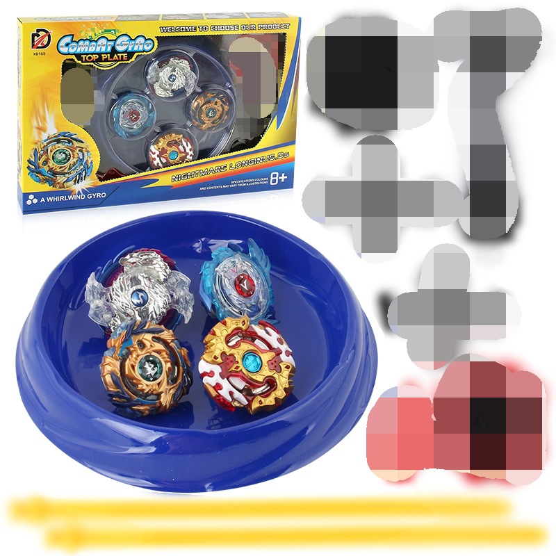 Buy XD168-6A burst Gyro toy pop gyro to battle Plate Arena Gyro Set ...