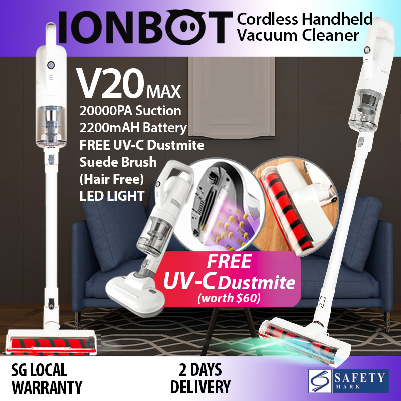 Buy ★FREE Anti Dustmite★IONBOT V20 MAX★Cordless Wireless Handheld