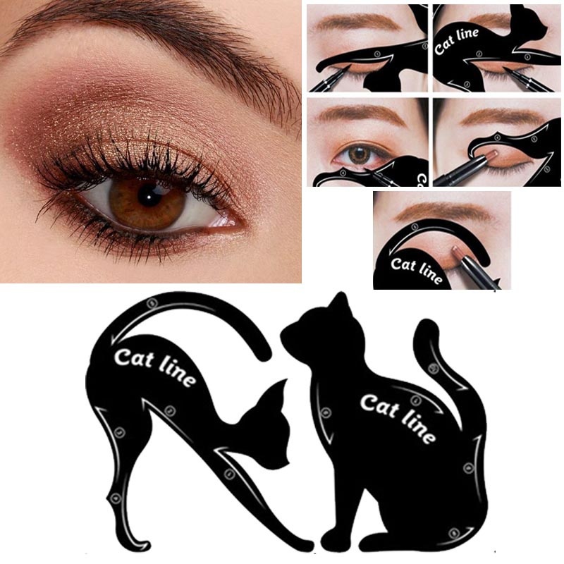 Cat Eye Makeup Printable Stencil | Saubhaya Makeup