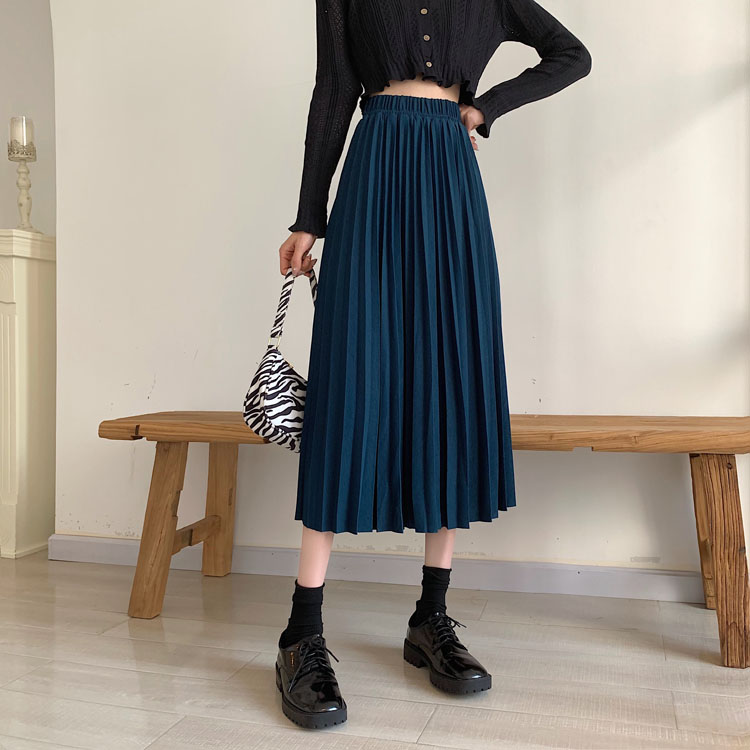 Buy The new korean style a high-waisted lean skirt fashion a mid-length ...