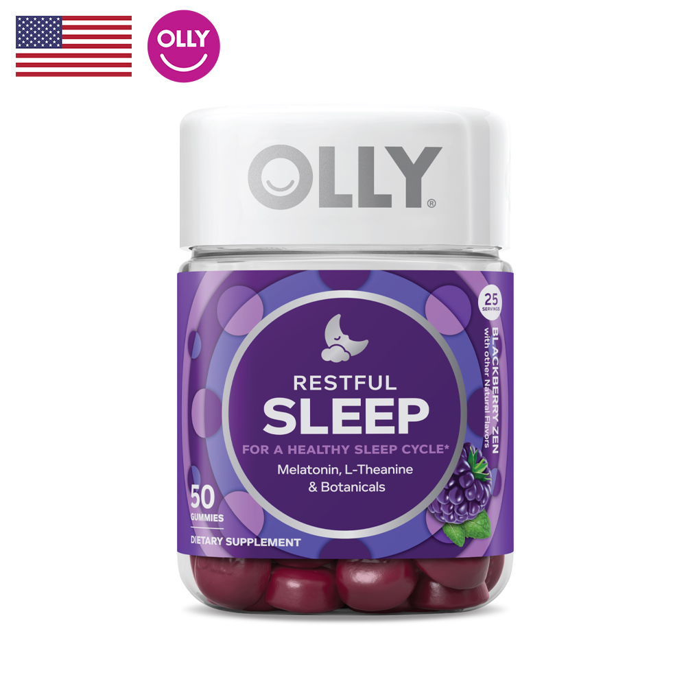 Buy OLLY Restful Sleep Gummies, Blackberry Zen Sleep Gummies, 50 Count