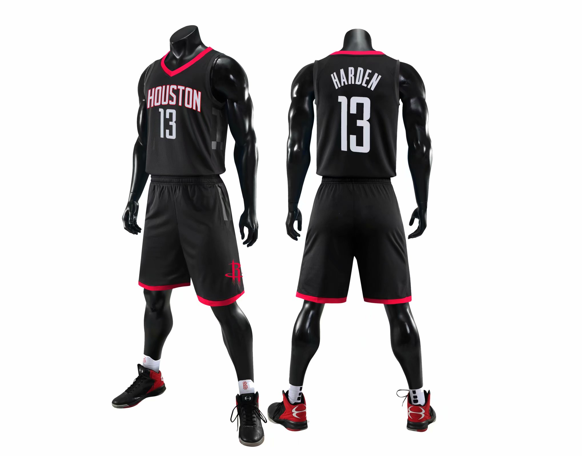 houston rockets black uniform