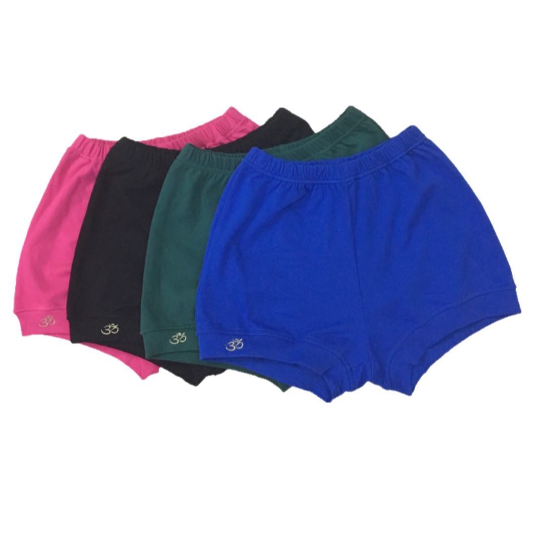 mens cotton yoga shorts