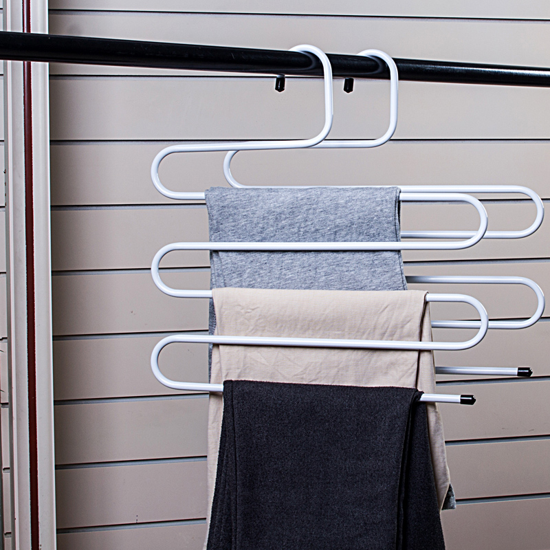 Buy multi-functional bold magic trouser rack, S-type multi-layer ...