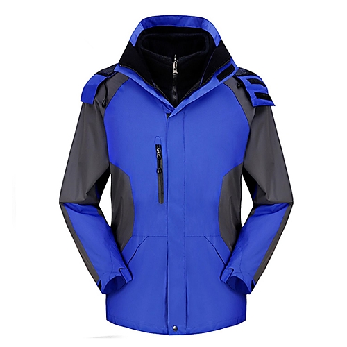 Buy Men's Hiking 3-in-1 Jackets Outdoor Winter Windproof Wearable ...