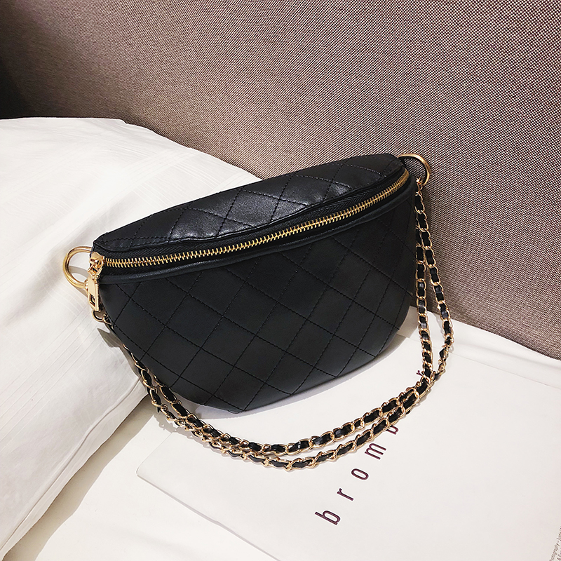 Buy black bag fashion pockets Korean diamond crossbody bag Ulzzang ...