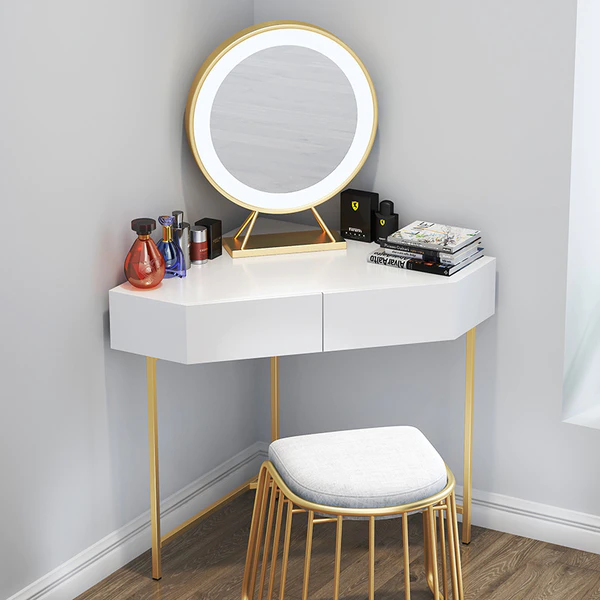 Featured image of post Bedroom Corner Vanity Table / Bedside tables aren&#039;t the only bedroom corner tables to think about.