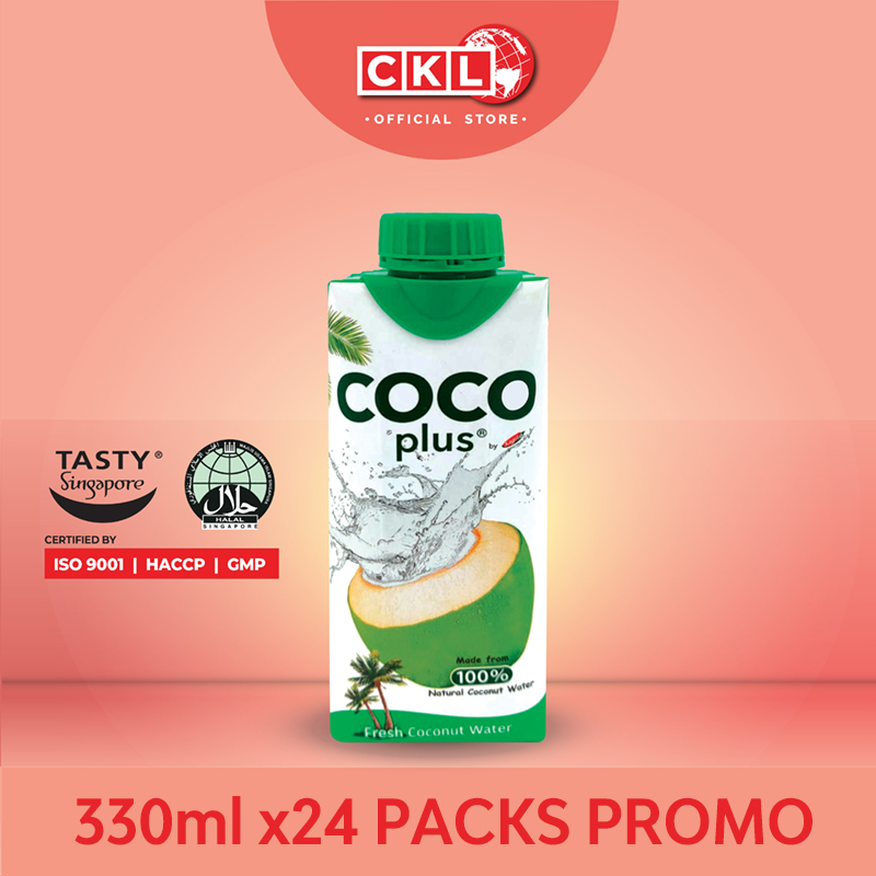 Buy (Bundle of 2) Sagiko Coco Plus Fresh Coconut Water Halal 24X330ML