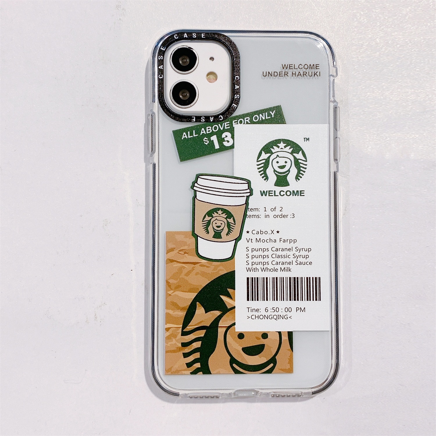 Casetify x Starbucks Icon Impact iPhone 13 Pro Case Clear