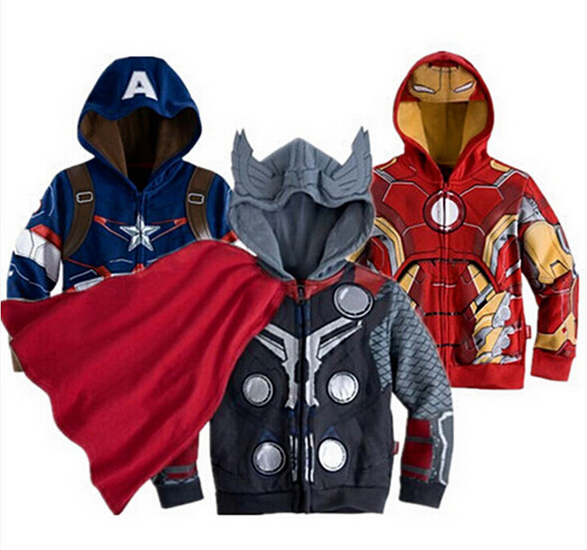 captain marvel hoodie kids