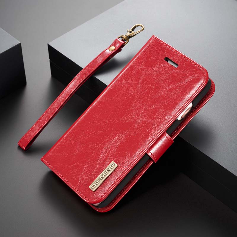 Buy DG.MING Genuine Leather Microfiber Case Flip Cover Phone