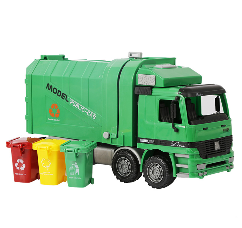 Buy Children large sanitation vehicle garbage truck toy car boy ...