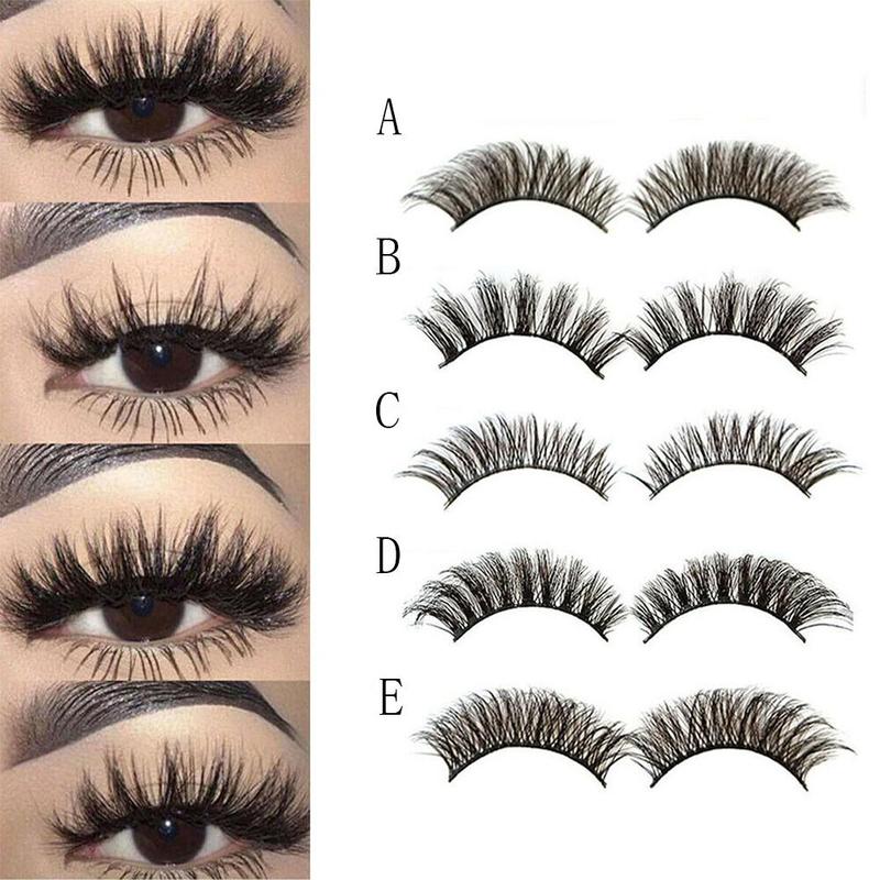 thick false eyelashes