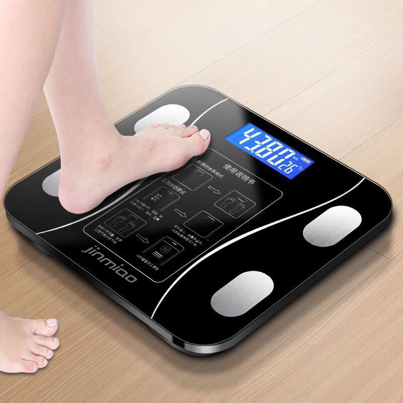 Buy 0.2180kg Bluetooth Body Weight Scale Body Fat Electronic Scales Floor BMI Digital Scale