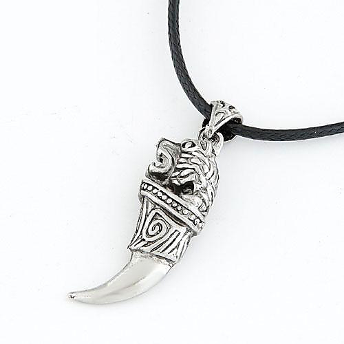 Buy Men's Pendant Necklace Titanium Steel Silver Necklace Jewelry For