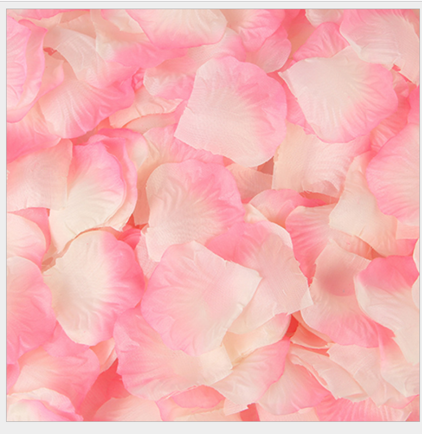 Buy 1000pcs Artificial Silk Rose Flower Petals Wedding Party Confett ...