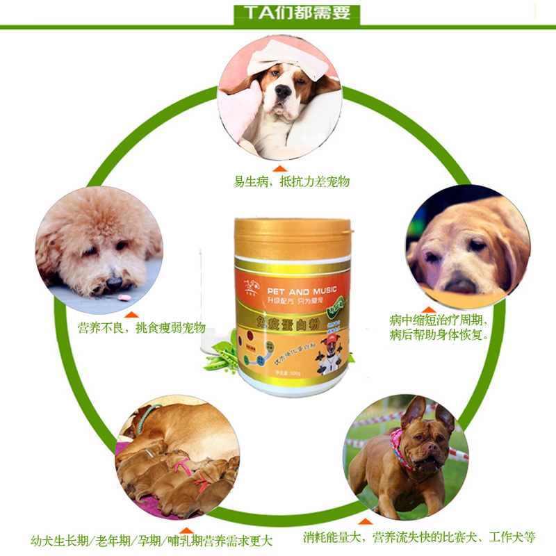 dog nutrition powder