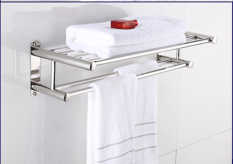 Buy Stainless Steel towel rack towel rack thickening toilet toilet rack ...