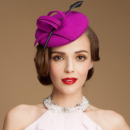 Buy Wool / Crystal / Fabric Tiaras / Hats with 1 Wedding / Special Occasion / Party / Evening