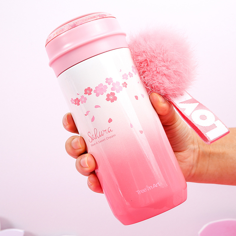 Buy Dreamerhouse new fine stainless steel insulation cup star cherry