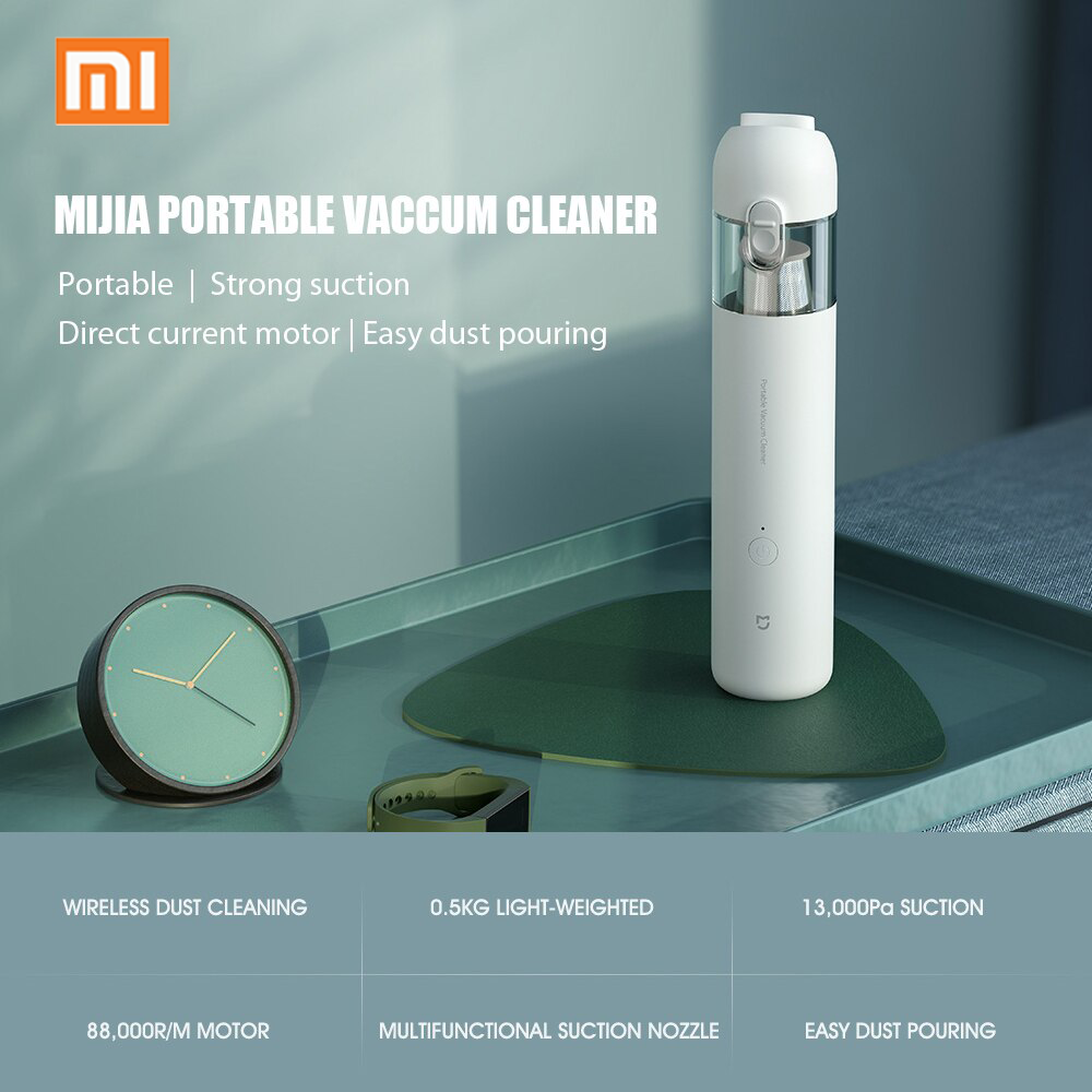 Buy Xiaomi Mijia Handheld Vacuum Cleaner Portable Handy Car Vacuum
