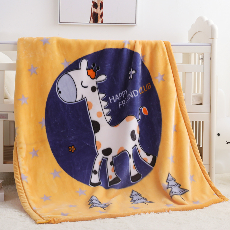 Buy Baby blanket double thickened winter children's small blanket baby