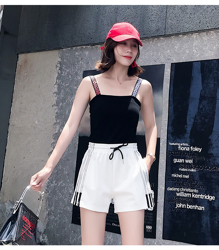 Buy korean style ulzzang new hundred high waist students a-word sports ...