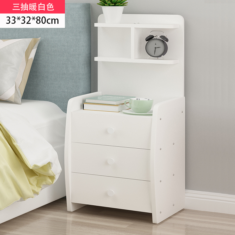 Buy Bedside Table Simple Modern Simple Small Cabinet With Lock Mini 