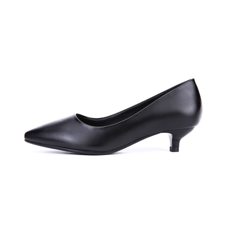 Buy Genuine Comfortable Soft Leather Shoes, Fine-heeled Single-shoe ...