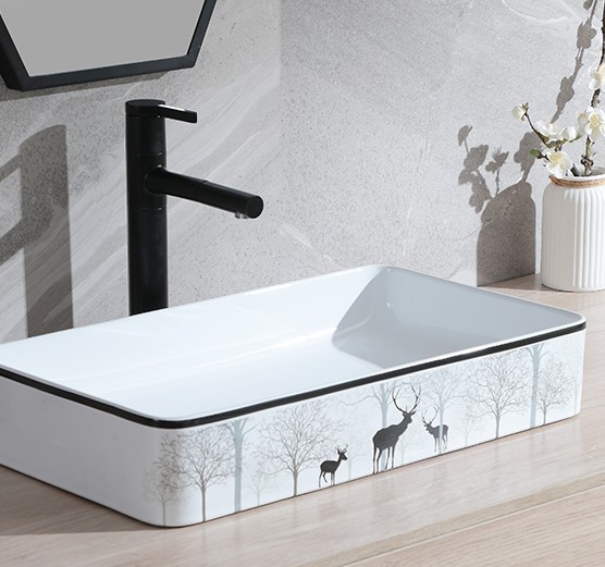 Buy Ceramic Table Basin Square Art Basin Face Wash Basin Modern