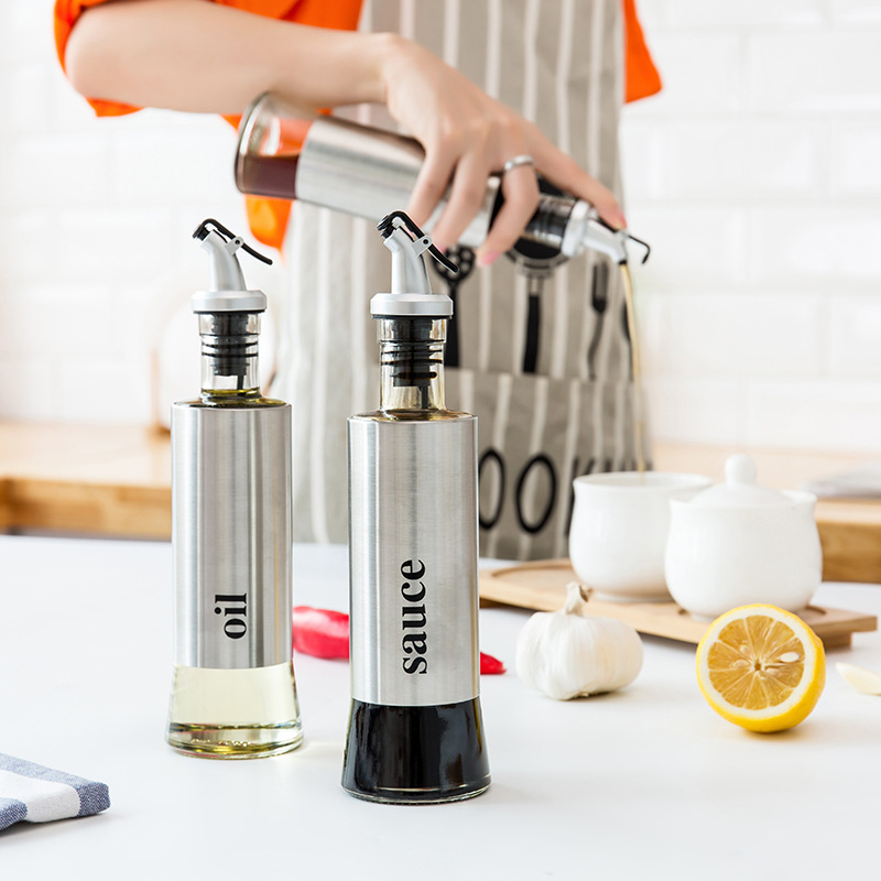 Buy AYAKA new creative stainless steel seasoning bottle leakproof soy
