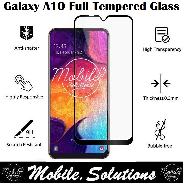 samsung a10 tempered glass price